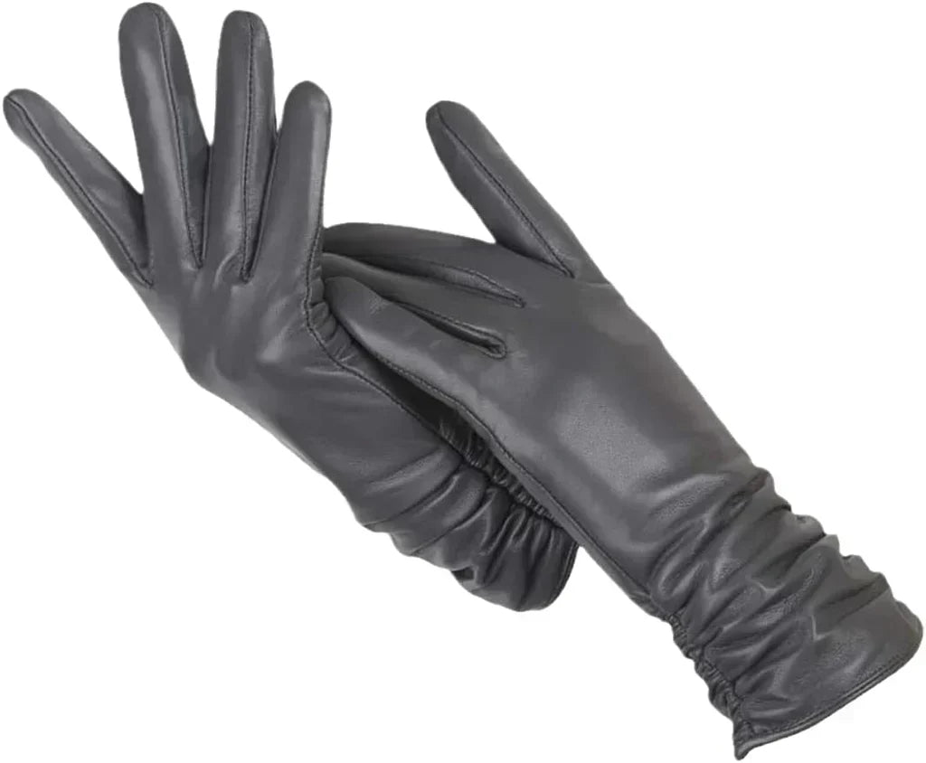 Guanti in pelle classici da donna
