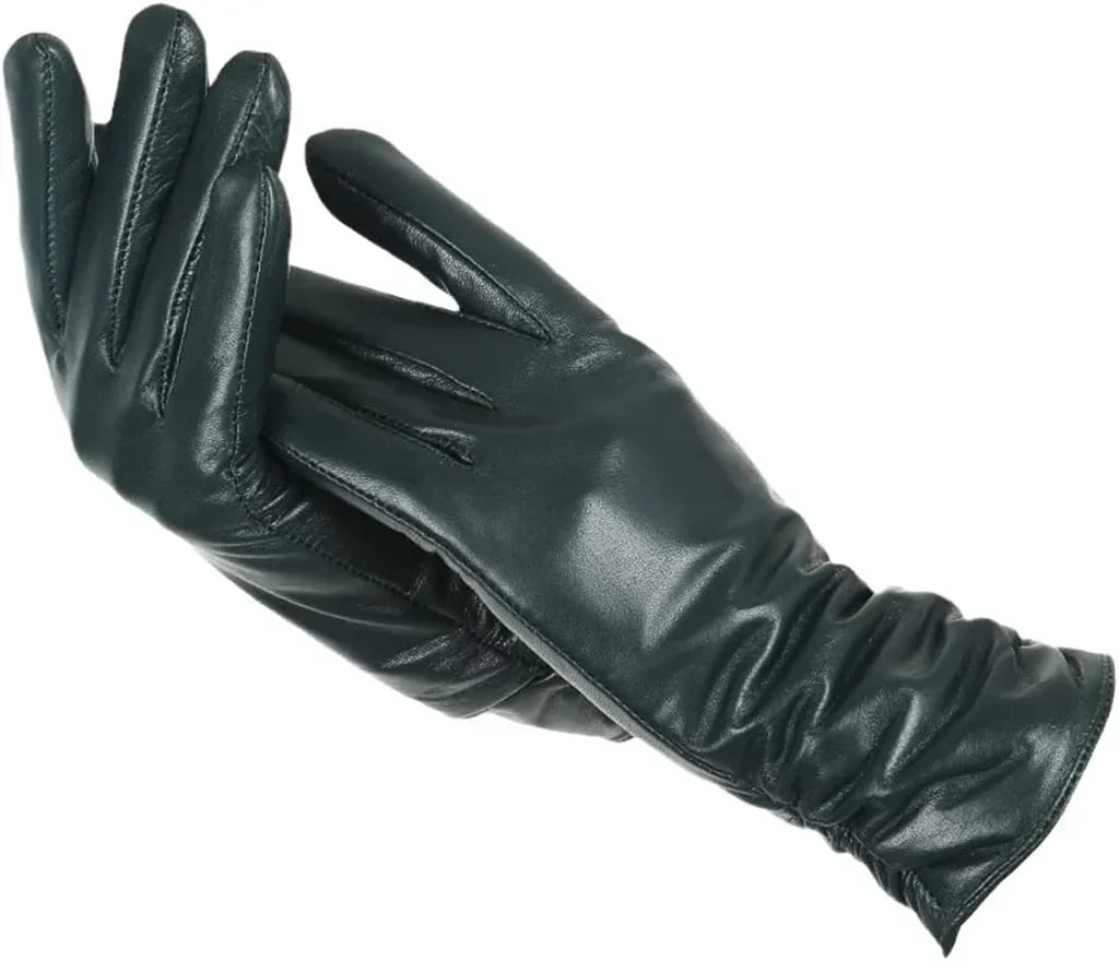 Guanti in pelle classici da donna