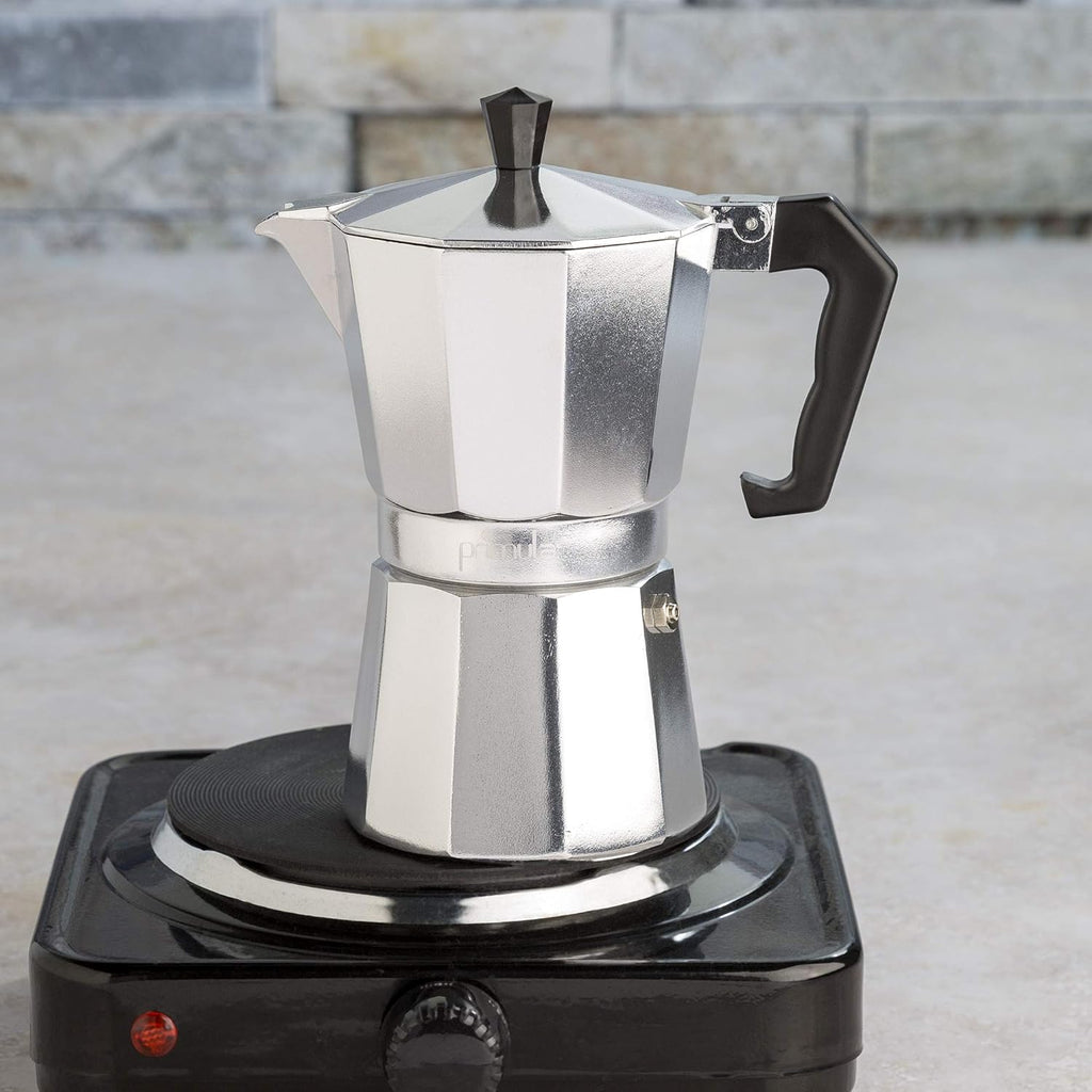 Classica caffettiera espresso da fornello, Moka per caffè all’italiana e alla cubana