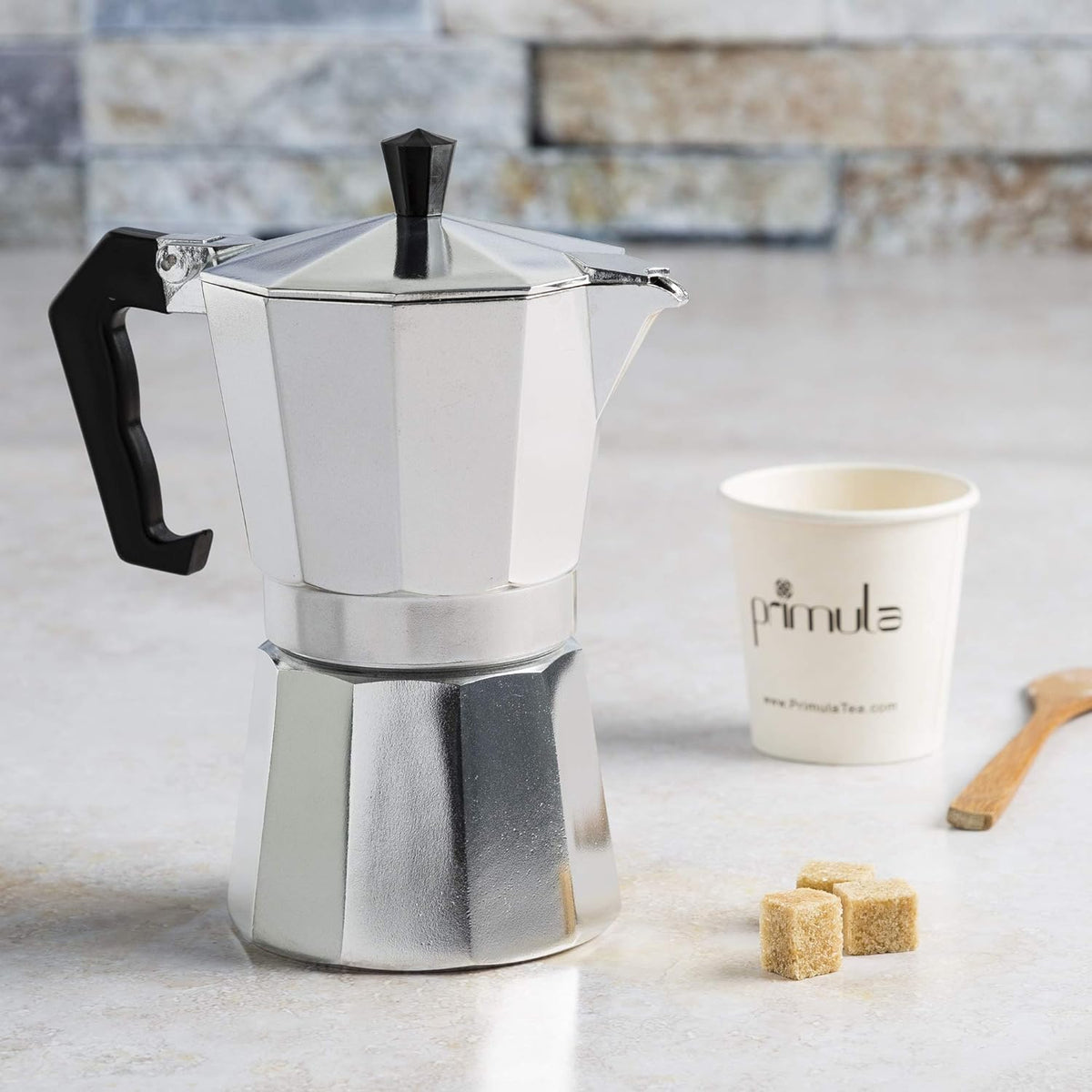 Classica caffettiera espresso da fornello, Moka per caffè all’italiana e alla cubana
