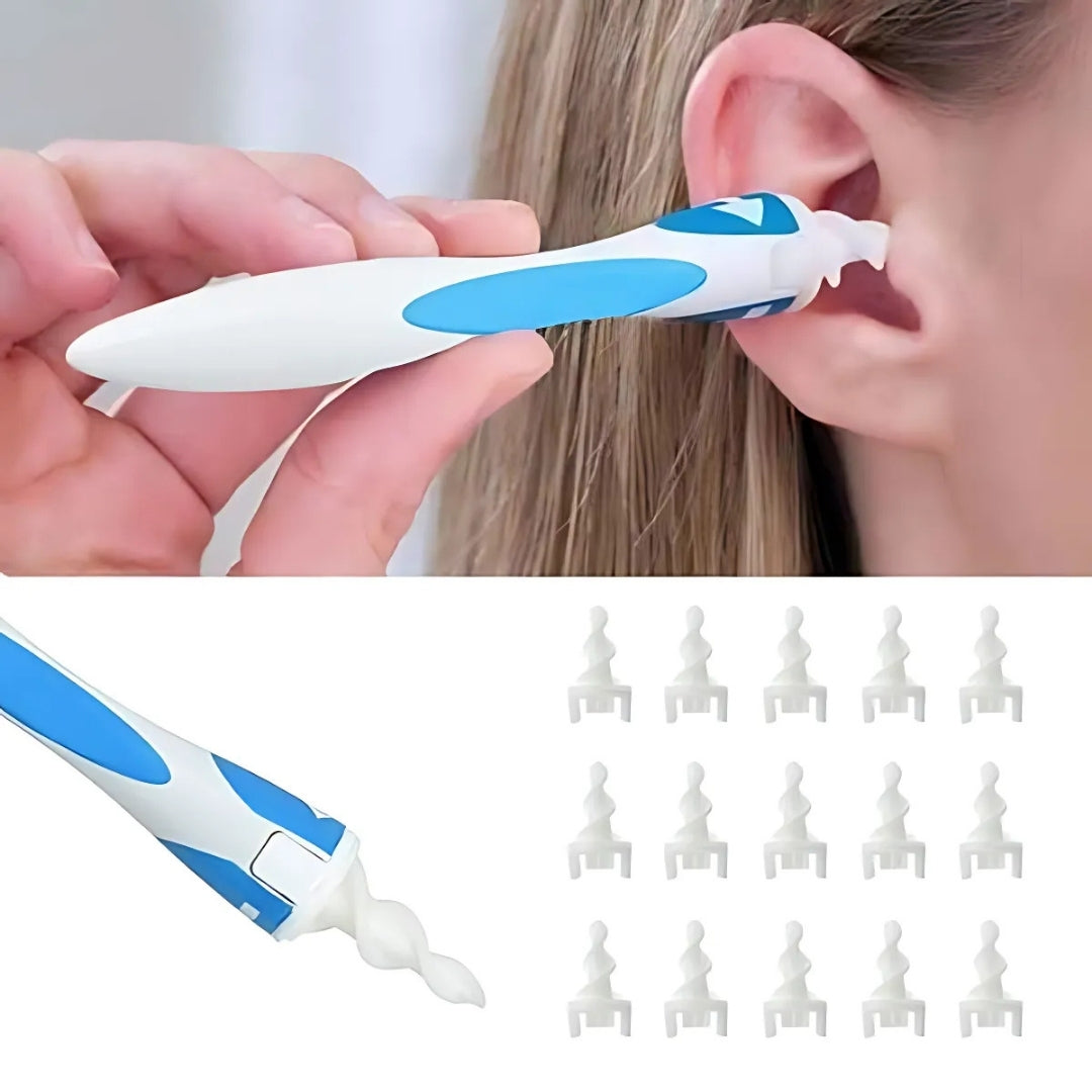 ClearEar | Rimuovi Cerume in Silicone – Sicuro – Non Invasivo – Flessibile per l’Igiene dell’Orecchio – Comfort Uditivo 