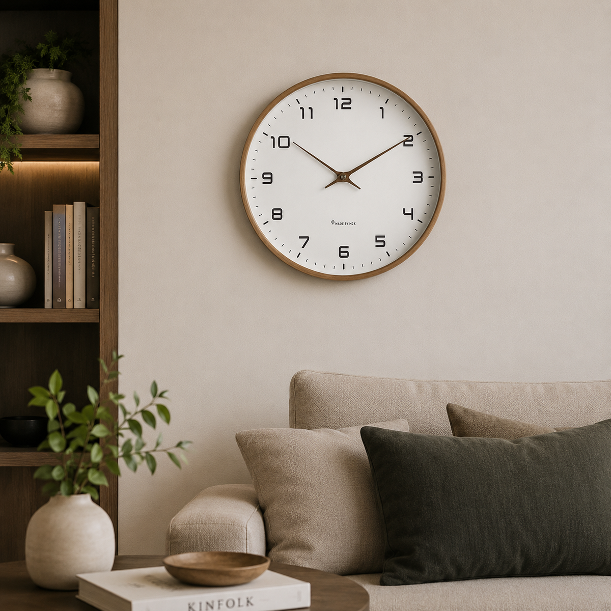 CLOCKVAULT – Orologio da parete scandinavo per un’atmosfera domestica elegante