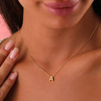 Collana Minimalista con Iniziale