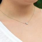 Collana Minimalista con Iniziale