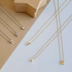 Collana Minimalista con Iniziale