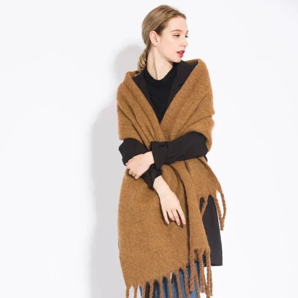 Comoda sciarpa in cashmere da donna - Eloise