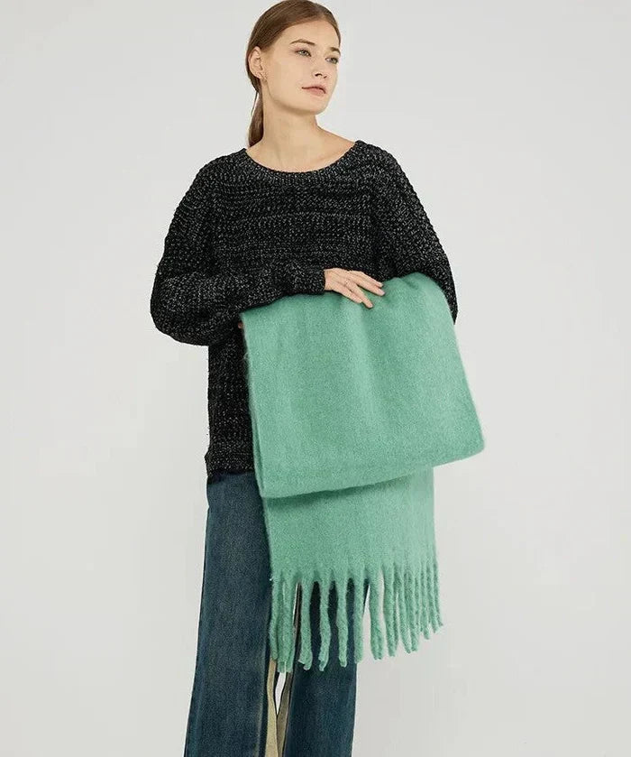 Comoda sciarpa in cashmere da donna - Eloise