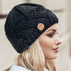 Cappello lavorato a maglia accogliente | Berretto invernale in morbido misto lana
