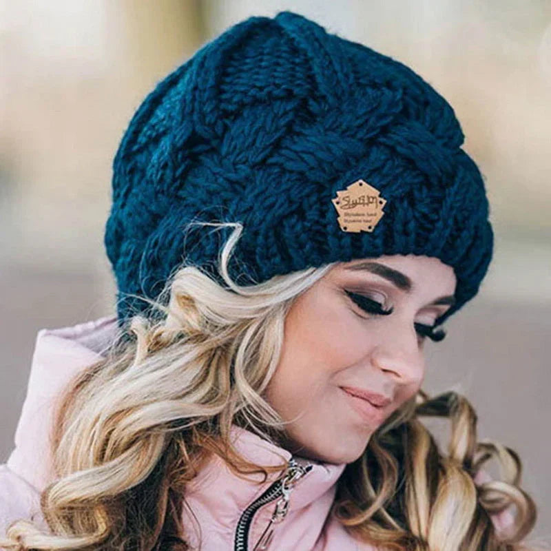Cappello lavorato a maglia accogliente | Berretto invernale in morbido misto lana