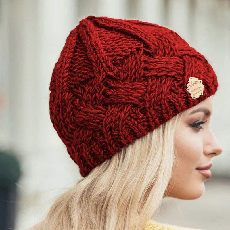 Cappello lavorato a maglia accogliente | Berretto invernale in morbido misto lana