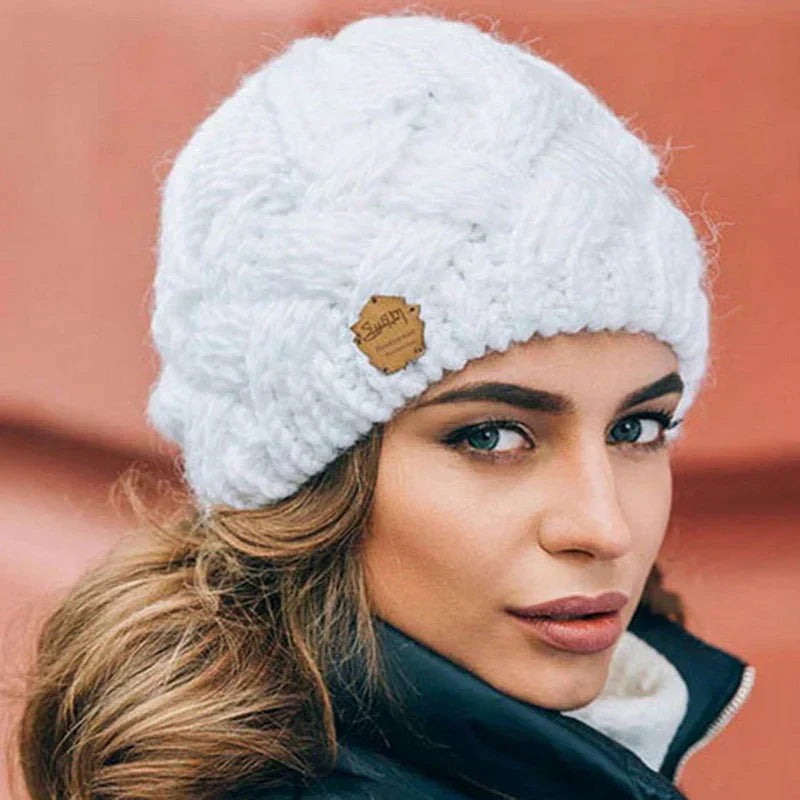 Cappello lavorato a maglia accogliente | Berretto invernale in morbido misto lana