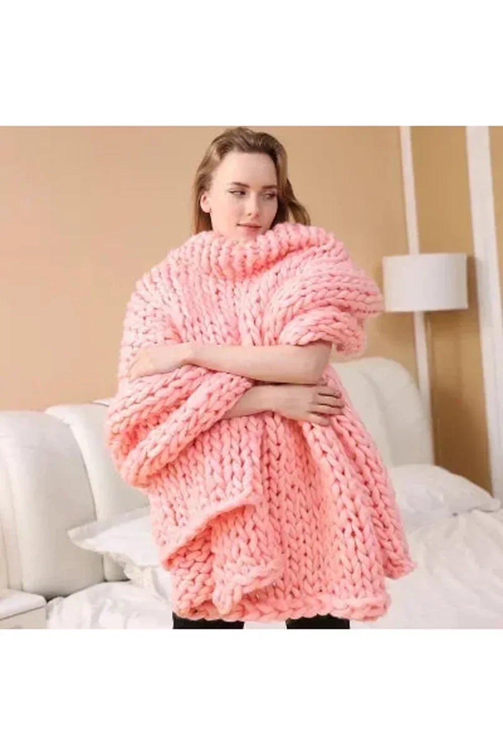 Coperta grossa a maglia