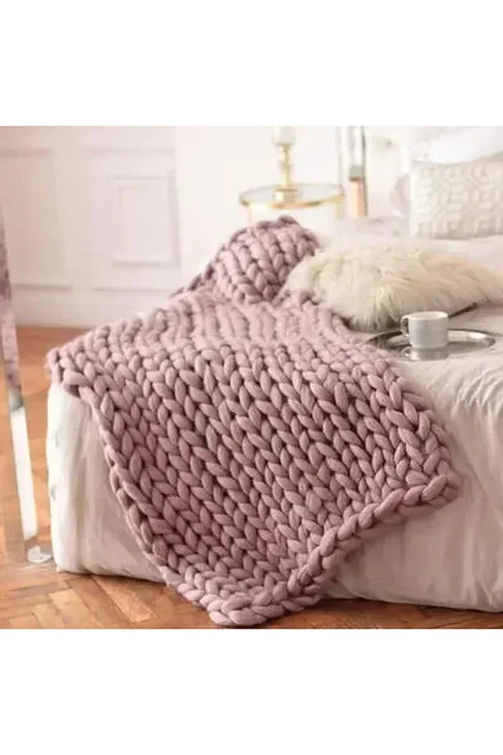 Coperta grossa a maglia