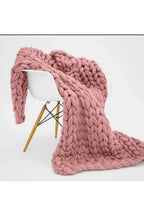 Coperta grossa a maglia