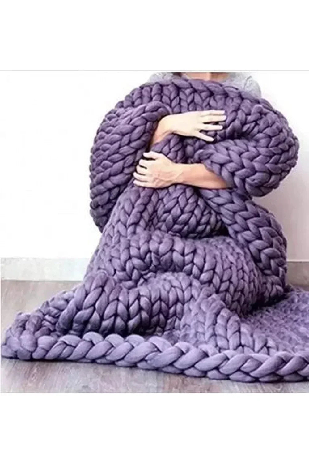Coperta grossa a maglia