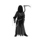 Costume di Halloween per bambini Spettro Incappucciato con Mantello e Occhi Luminosi