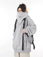 Felpa con cappuccio oversize da donna per il massimo comfort