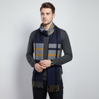 Sciarpa lunga unisex in pregiato cashmere