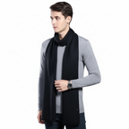Sciarpa lunga unisex in pregiato cashmere