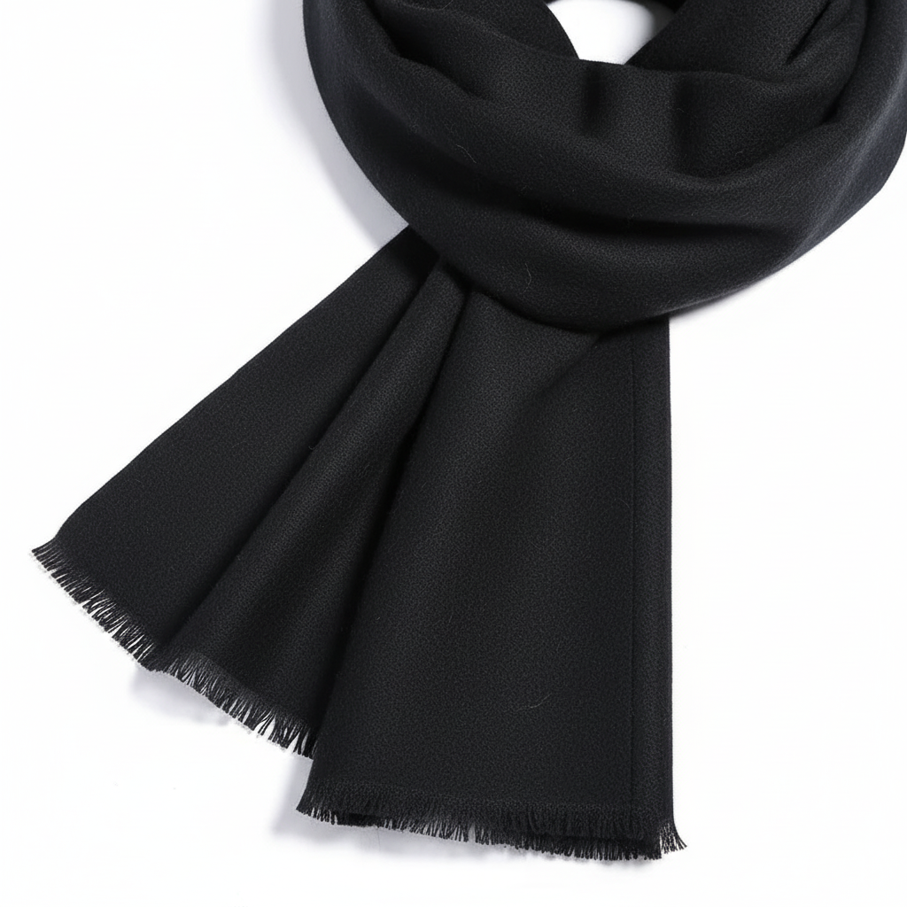 Sciarpa lunga unisex in pregiato cashmere