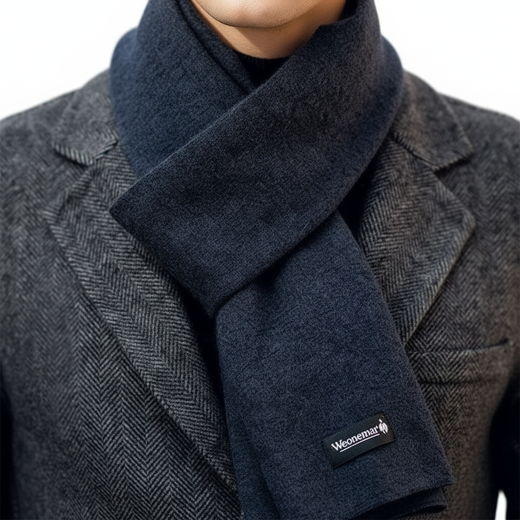 Sciarpa invernale unisex in misto cashmere premium