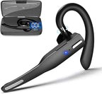 Cuffia/auricolare Bluetooth 5.1 wireless con doppio microfono per camionisti, con cancellazione del rumore