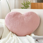 Cuscino da divano decorativo a forma di cuore in peluche