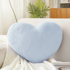 Cuscino da divano decorativo a forma di cuore in peluche