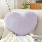 Cuscino da divano decorativo a forma di cuore in peluche