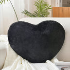 Cuscino da divano decorativo a forma di cuore in peluche