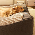 Cuscino Ortopedico per Cani Large – Lussuosa Cuccia in Memory Foam con Poggiatesta