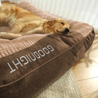 Cuscino Ortopedico per Cani Large – Lussuosa Cuccia in Memory Foam con Poggiatesta