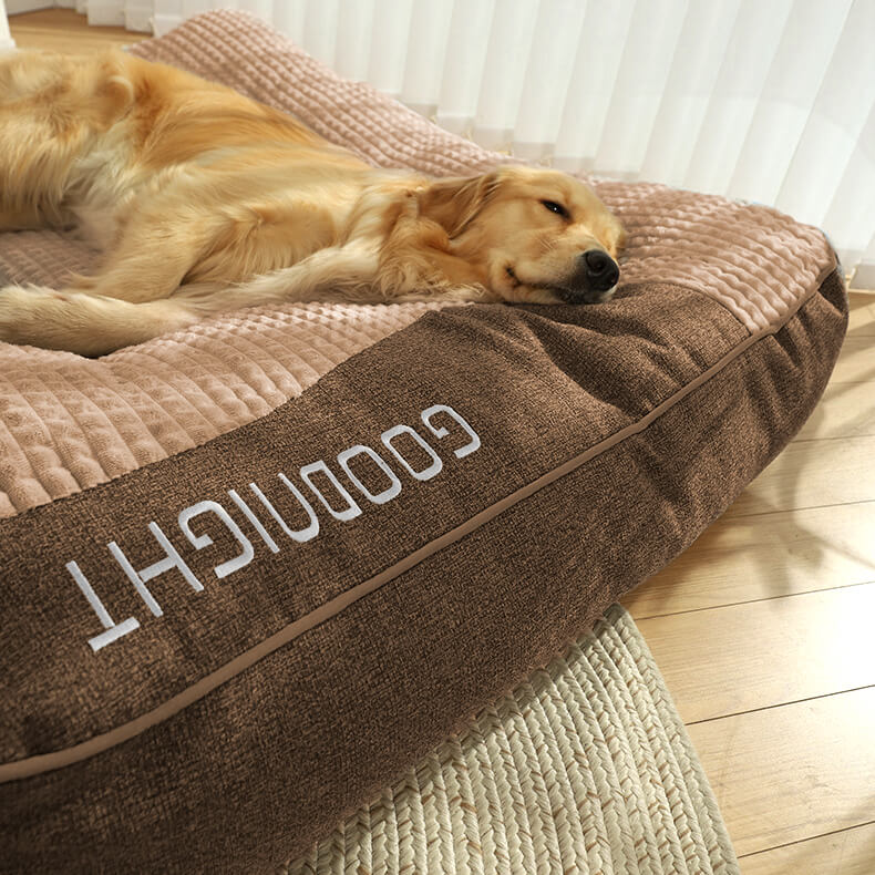 Cuscino Ortopedico per Cani Large – Lussuosa Cuccia in Memory Foam con Poggiatesta