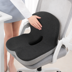 Cuscino per seduta | Cuscino ergonomico in memory foam | Allevia la pressione e antiscivolo | ErgoComfort