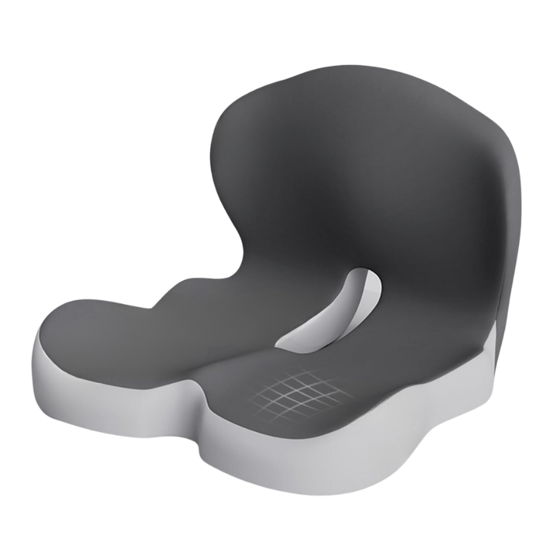 Cuscino per seduta | Cuscino ergonomico in memory foam | Allevia la pressione e antiscivolo | ErgoComfort