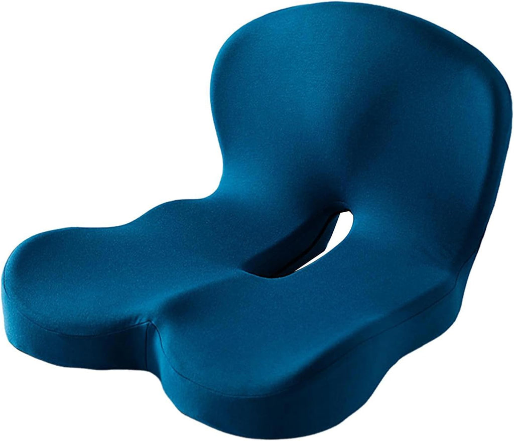Cuscino per seduta | Cuscino ergonomico in memory foam | Allevia la pressione e antiscivolo | ErgoComfort