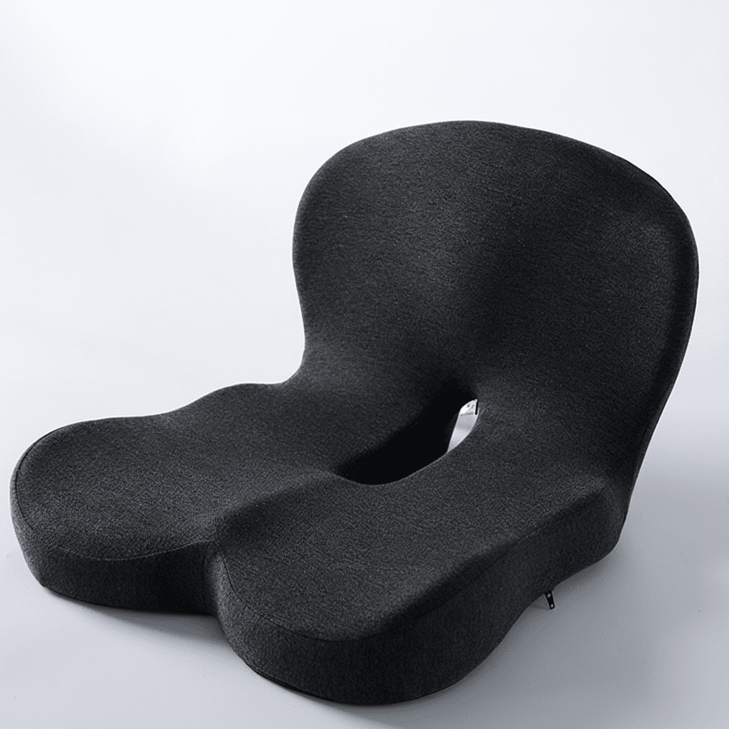 Cuscino per seduta | Cuscino ergonomico in memory foam | Allevia la pressione e antiscivolo | ErgoComfort