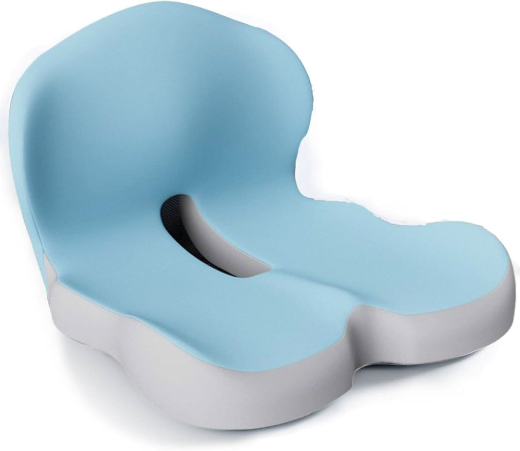 Cuscino per seduta | Cuscino ergonomico in memory foam | Allevia la pressione e antiscivolo | ErgoComfort
