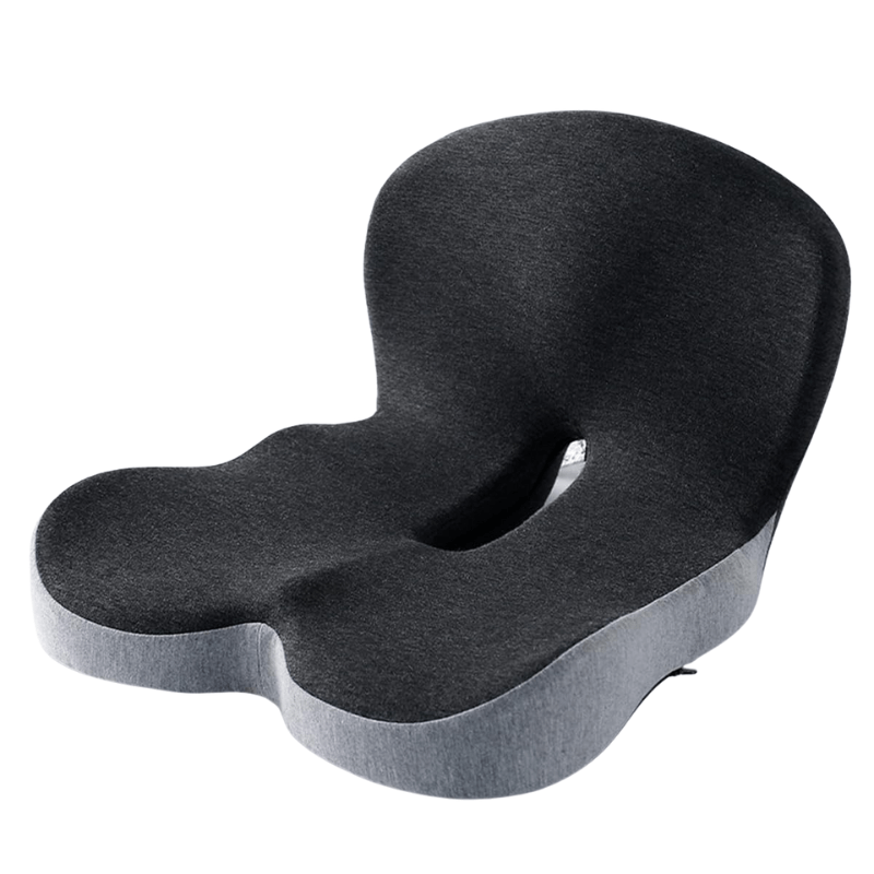 Cuscino per seduta | Cuscino ergonomico in memory foam | Allevia la pressione e antiscivolo | ErgoComfort