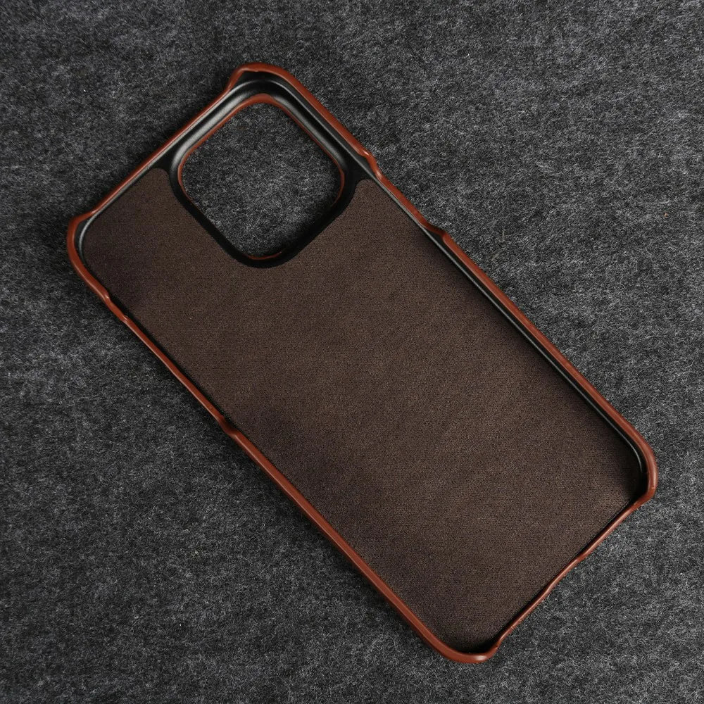 Custodia iPhone in pelle bovina fatta a mano