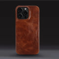 Custodia iPhone in pelle bovina fatta a mano