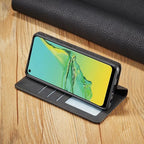 Custodia magnetica in pelle per telefoni Samsung: protezione chic