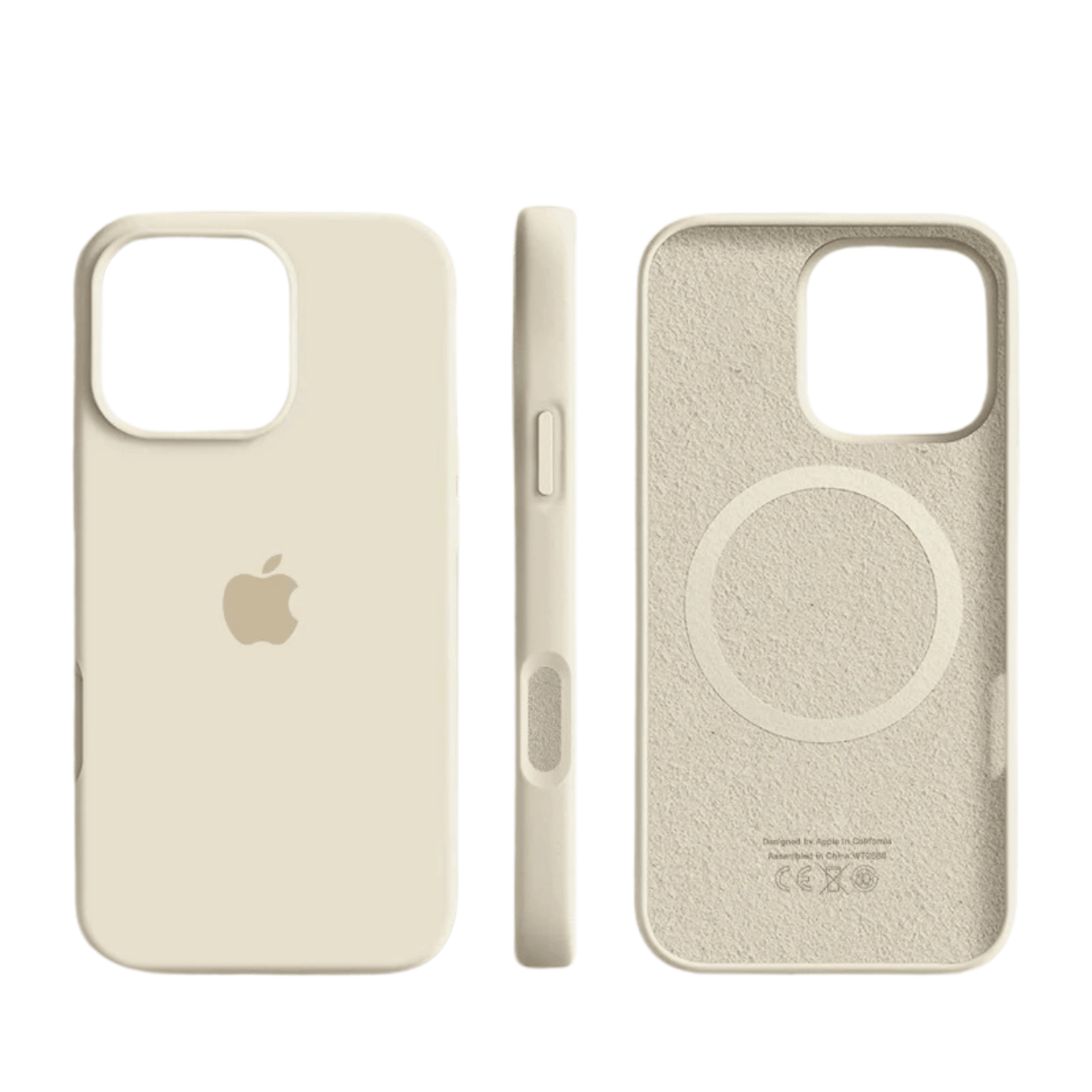 Custodia magnetica in silicone con finitura soft-touch per iPhone