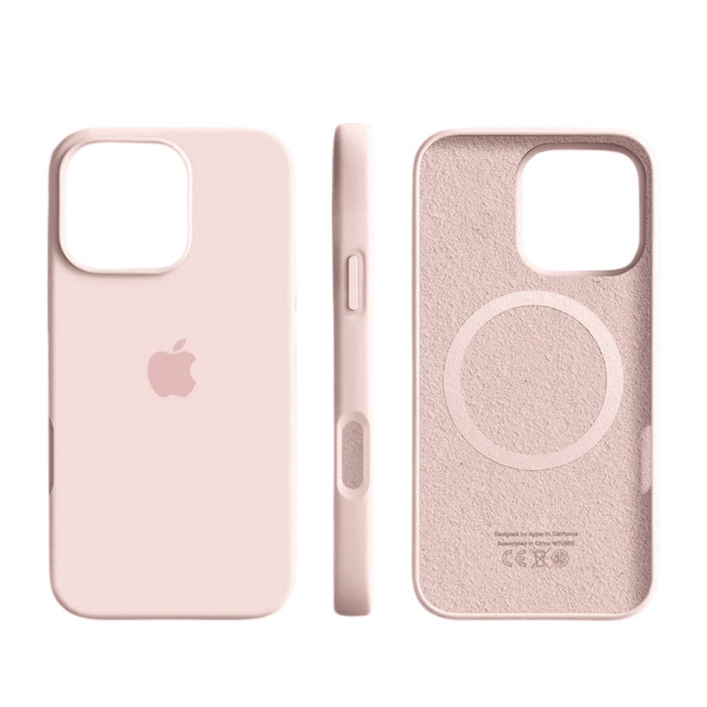 Custodia magnetica in silicone con finitura soft-touch per iPhone