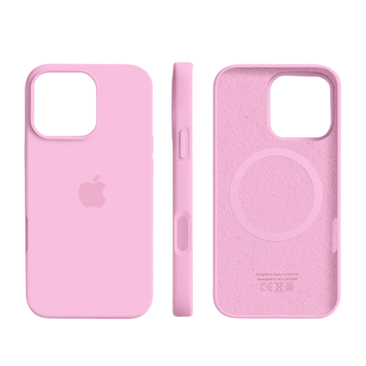 Custodia magnetica in silicone con finitura soft-touch per iPhone