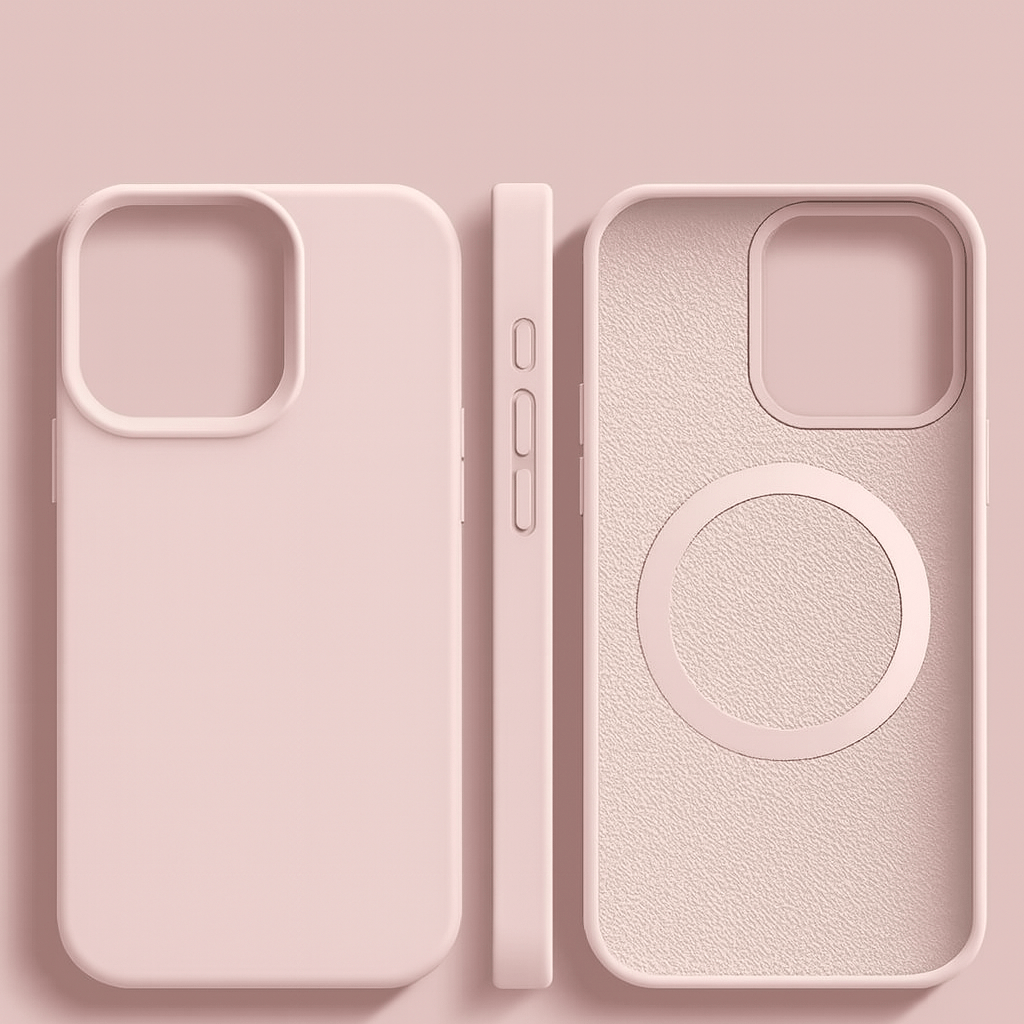 Custodia magnetica in silicone per iPhone - Soft Touch e compatibile con MagSafe