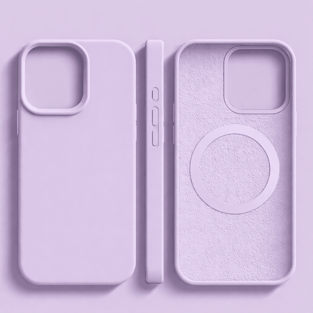 Custodia magnetica in silicone per iPhone - Soft Touch e compatibile con MagSafe