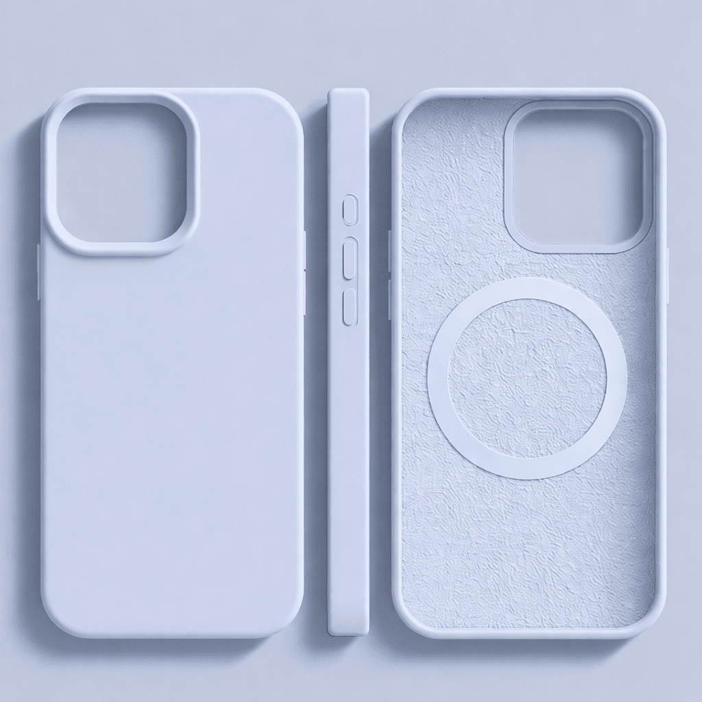 Custodia magnetica in silicone per iPhone - Soft Touch e compatibile con MagSafe