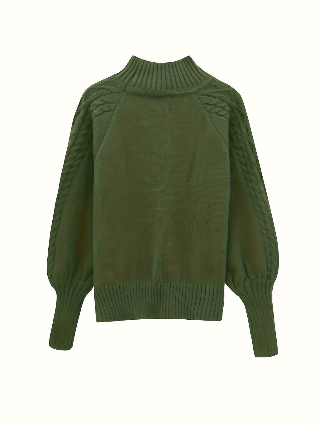 Dames Gebreide Pullover met Halfhoge Kraag | Elegante e confortevole