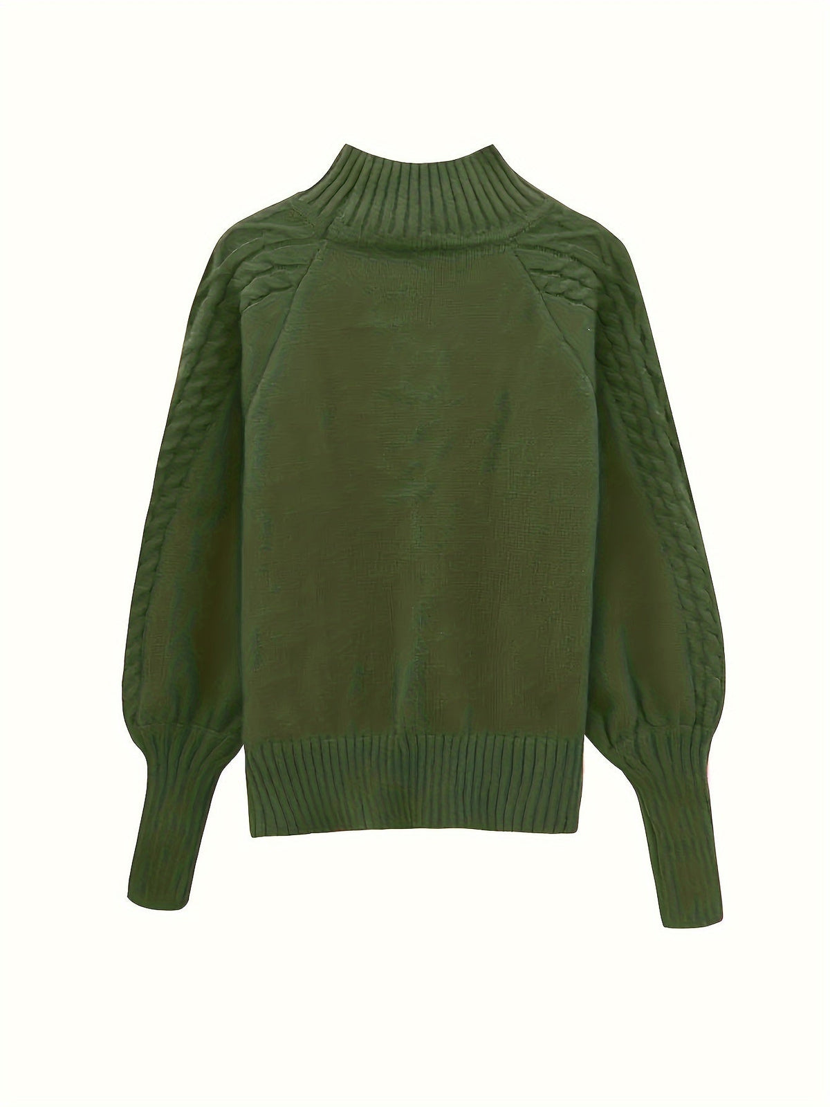 Dames Gebreide Pullover met Halfhoge Kraag | Elegante e confortevole